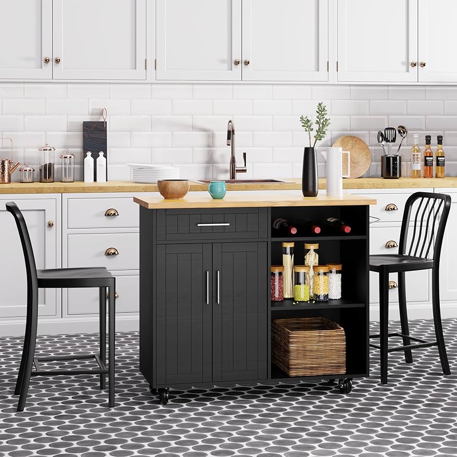 ジャーナルスタンダードラックス|CATARZI（カタルツィ）MINIBASKET Amazon.com: Shintenchi Kitchen Island Cart with Storage